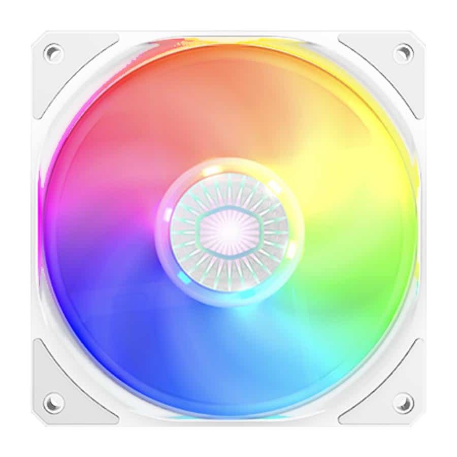 Cooler Master MFW-B2DW-173PA-R1 SickleFlow 120 ARGB White Edition 3 in 1 Pack, 1750 RPM, Sleeve - Afbeelding 3