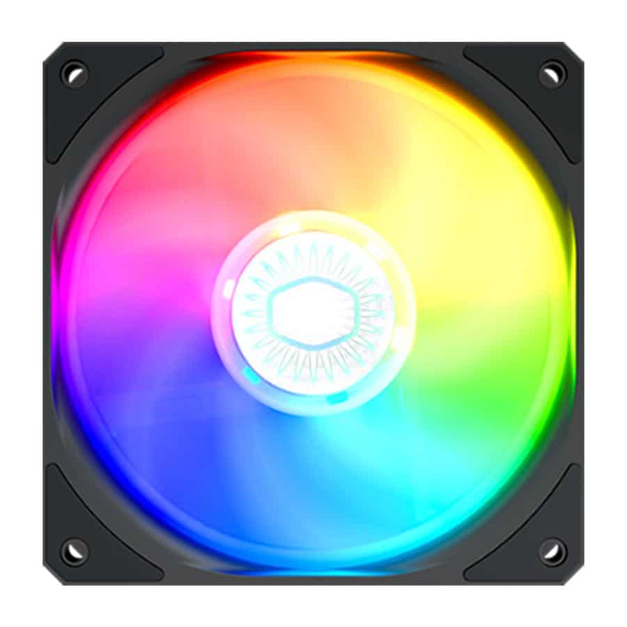 Cooler Master MFW-B2DN-17NPA-R1 SickleFlow 120 ARGB Fan, 120x25, ARGB, 1750RPM, Sleeve, Black - Afbeelding 2