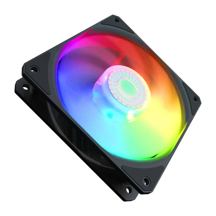 Cooler Master MFW-B2DN-17NPA-R1 SickleFlow 120 ARGB Fan, 120x25, ARGB, 1750RPM, Sleeve, Black - Afbeelding 3