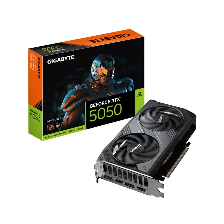 GIGABYTE GeForce RTX 5050 WINDFORCE OC 8G Grafische Kaart - Afbeelding 2