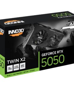 INNO3D N50502-08D6-174071N RTX5050 Twin X2, 8GB, GDDR6, 128 bit, 320 GB/s, PCIe 5.0 - Afbeelding 3