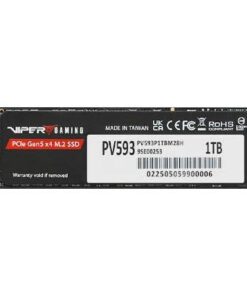 Patriot PV593P1TBM28H PV593 VIPER SSD, 1TB, M.2 2280, PCIe Gen5 x4, 14000/ 13000 MB/s (max)