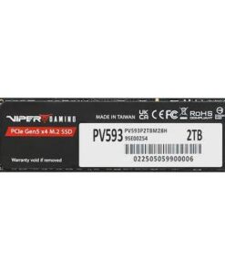 Patriot PV593P2TBM28H PV593 VIPER SSD, 2TB, M.2 2280, PCIe Gen5 x4, 14000/ 13000 MB/s (max) Black