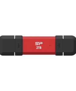 Silicon Power SP002TBUC3S72VPR DS72 Ultra fast pendrive, 2TB, USB 3.2 gen 2, Dual, Red
