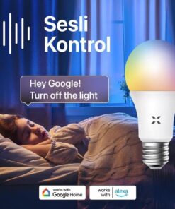XENON Smart X7021 Smart LED RGB Bulb, 9 W, WI-Fi, Bluetooth, White - Afbeelding 3