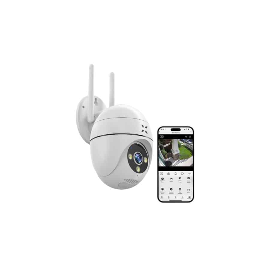 XENON Smart X7266 Smart Camera Outdoor Wi-Fi, FHD, 3 MP, White - Afbeelding 3