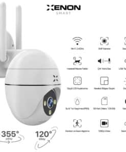 XENON Smart X7266 Smart Camera Outdoor Wi-Fi, FHD, 3 MP, White - Afbeelding 4