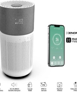 XENON Smart X7420_M0 Smart Air Purifier - Gray, Wi-FI, 70 m², CADR 550 m³/s - Afbeelding 2