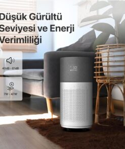 XENON Smart X7420_M0 Smart Air Purifier - Gray, Wi-FI, 70 m², CADR 550 m³/s - Afbeelding 3