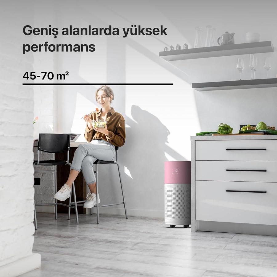 XENON Smart X7420_M1 Smart Air Purifier, Pink, 70 m3 - Afbeelding 2