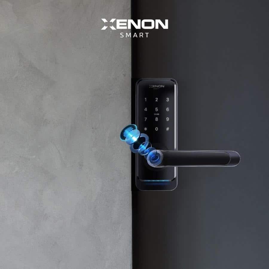 XENON Smart X8056 Smart Door Lock Fingerprint & PIN Code Entry, Black - Afbeelding 3