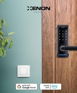 XENON Smart X8056 Smart Door Lock Fingerprint & PIN Code Entry, Black - Afbeelding 4