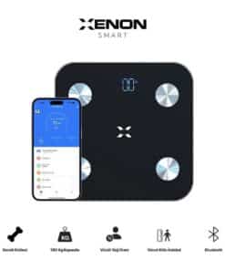 XENON Smart X8701_M0 Smart Digital Scale, Black - Afbeelding 2