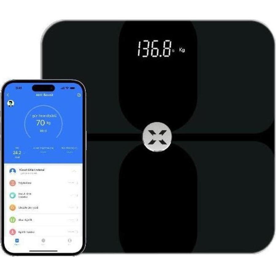 XENON Smart X8703 Smart Body Analyzer Scale with Body Composition Tracking (Fat, Water, Muscle