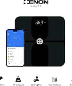 XENON Smart X8703 Smart Body Analyzer Scale with Body Composition Tracking (Fat, Water, Muscle - Afbeelding 5