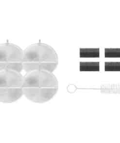 XENON Smart X8780 Smart Cat Water Fountain 4-Piece Spare Filter, 8650 Compatible, White