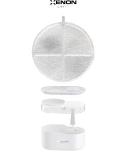 XENON Smart X8780 Smart Cat Water Fountain 4-Piece Spare Filter, 8650 Compatible, White - Afbeelding 4
