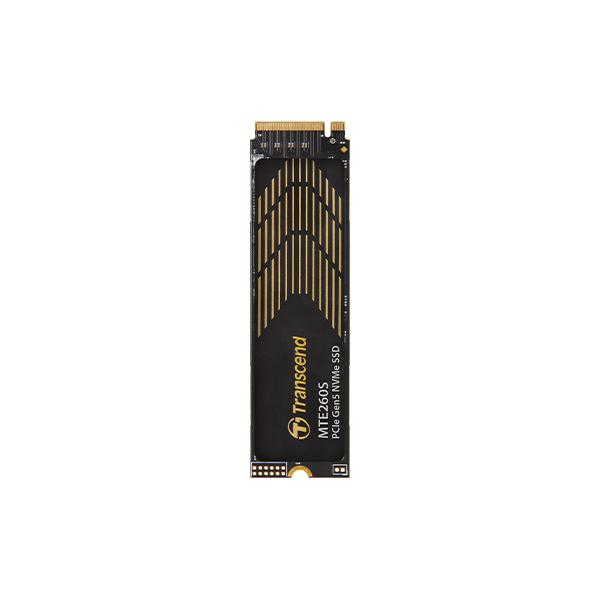 Transcend TS1TMTE260S 260S PCIe SSD, 1TB, M.2 2280, PCIe Gen5x4, NVMe 2.0, 3D TLC, Dram, Heatsink