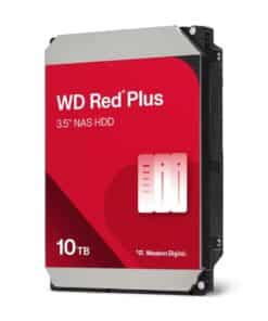 Western Digital WD100EFGX WD Red Plus HDD, 10 TB, 3.5", SATA3, 6GB/s, 7200 RPM, 512MB, 215MB/s