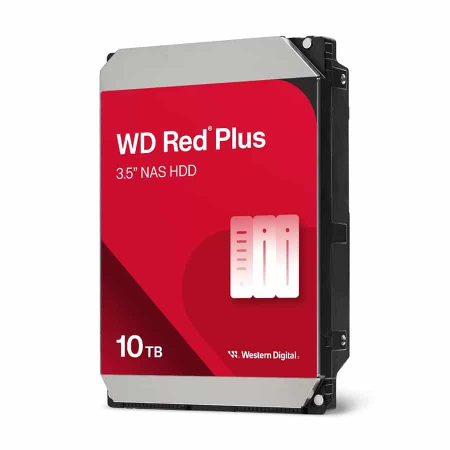 Western Digital WD100EFGX WD Red Plus HDD, 10 TB, 3.5", SATA3, 6GB/s, 7200 RPM, 512MB, 215MB/s
