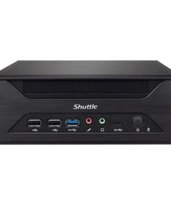 Shuttle XPC slim Barebone XH610 - S1700, Intel H610, 1xDP, 1xHDMI, 1x VGA, 2x COM (RS232), 2x LAN (2.5G and 1G), 1x slim 5.25", 2x 3.5", 2x M.2, 24/7 permanent gebruik