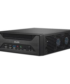 Shuttle XPC slim Barebone XH610 - S1700, Intel H610, 1xDP, 1xHDMI, 1x VGA, 2x COM (RS232), 2x LAN (2.5G and 1G), 1x slim 5.25", 2x 3.5", 2x M.2, 24/7 permanent gebruik - Afbeelding 3