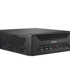 Shuttle XPC slim Barebone XH610 - S1700, Intel H610, 1xDP, 1xHDMI, 1x VGA, 2x COM (RS232), 2x LAN (2.5G and 1G), 1x slim 5.25", 2x 3.5", 2x M.2, 24/7 permanent gebruik - Afbeelding 4