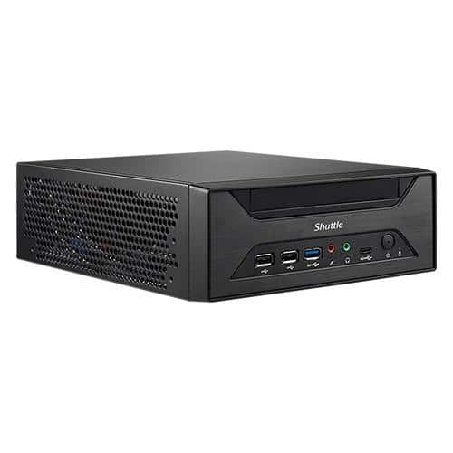 Shuttle XPC slim Barebone XH610 - S1700, Intel H610, 1xDP, 1xHDMI, 1x VGA, 2x COM (RS232), 2x LAN (2.5G and 1G), 1x slim 5.25", 2x 3.5", 2x M.2, 24/7 permanent gebruik - Afbeelding 4