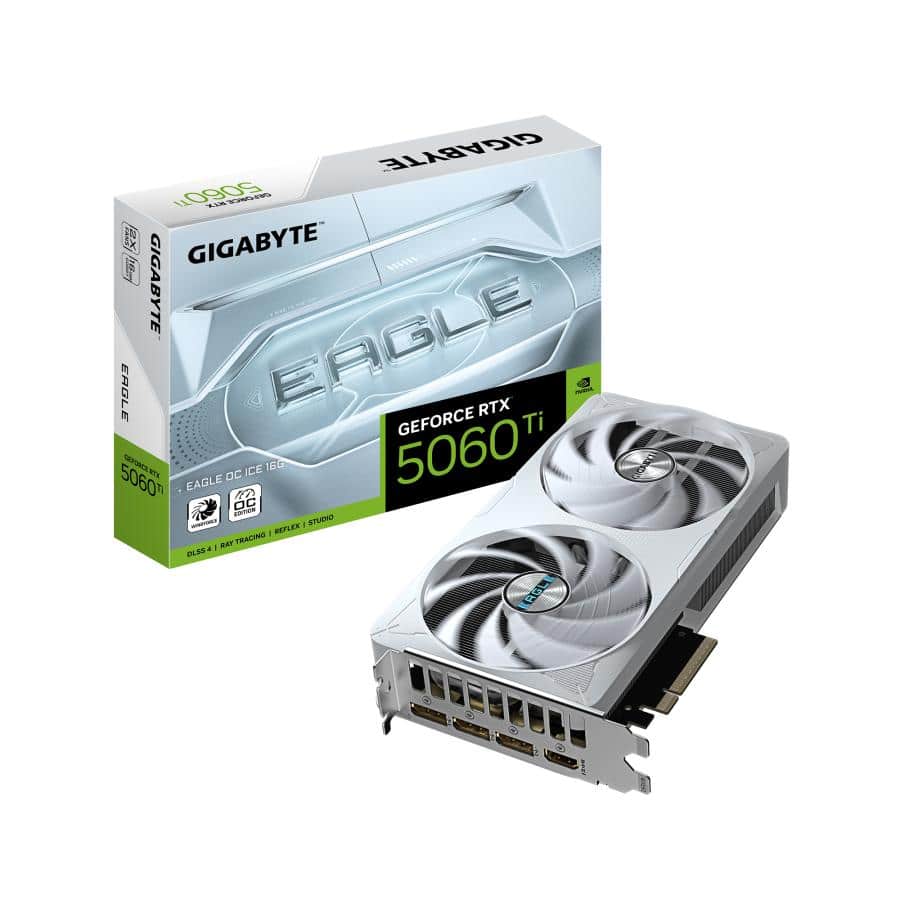 GIGABYTE GeForce RTX 5060 Ti EAGLE OC ICE 16G NVIDIA 16 GB GDDR7 - Afbeelding 2