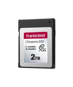 Transcend TS1TCFE830 CF Express Card, 1TB, NVMe PCIe Gen4 x2, TLC, 3,500/3,300 MB/s, Black - Afbeelding 2