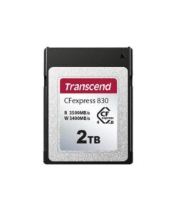 Transcend TS512GCFE830 CFexpress CFE830 Card, 512 GB, 8K RAW, PCIe Gen 4x2, TLC, 3500/ 900 MB/s