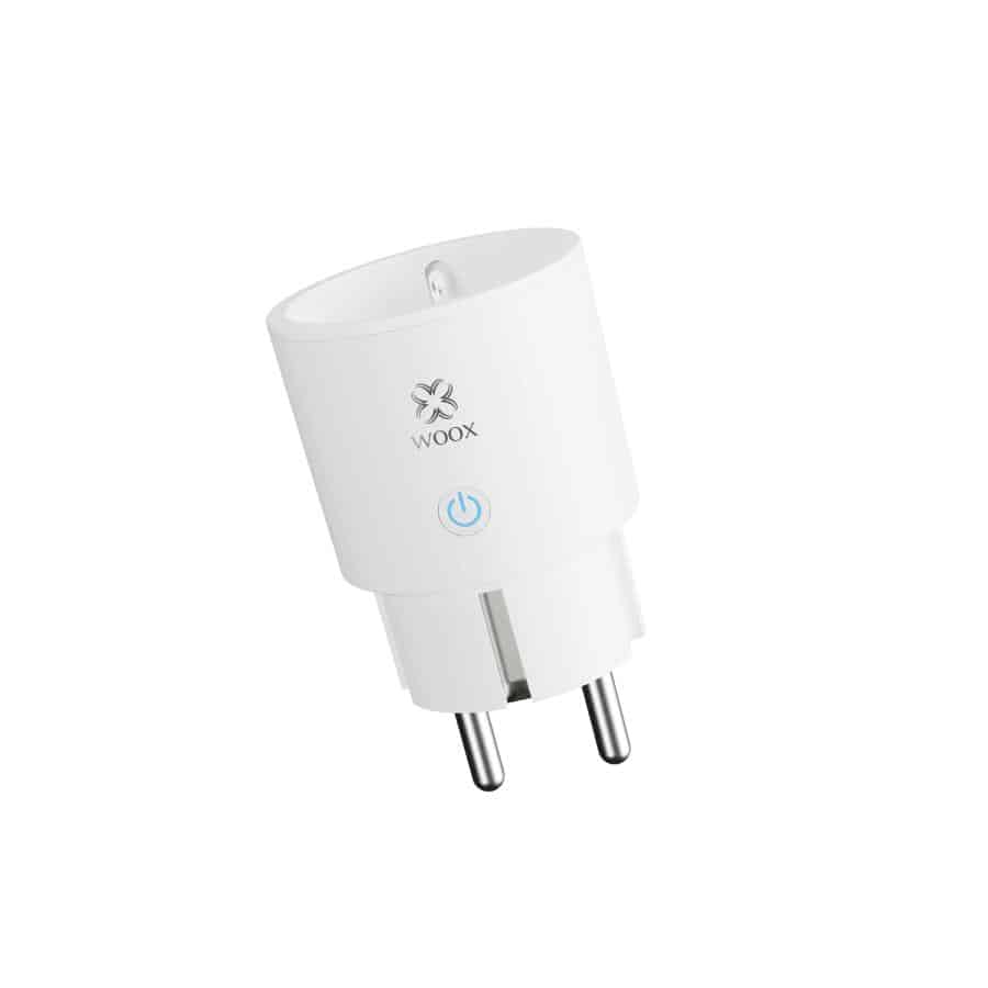 WOOX R6179 Smart mini plug with energy monitor, 3680W, 16A, WiFi & Bluetooth 4.2, White - Afbeelding 3