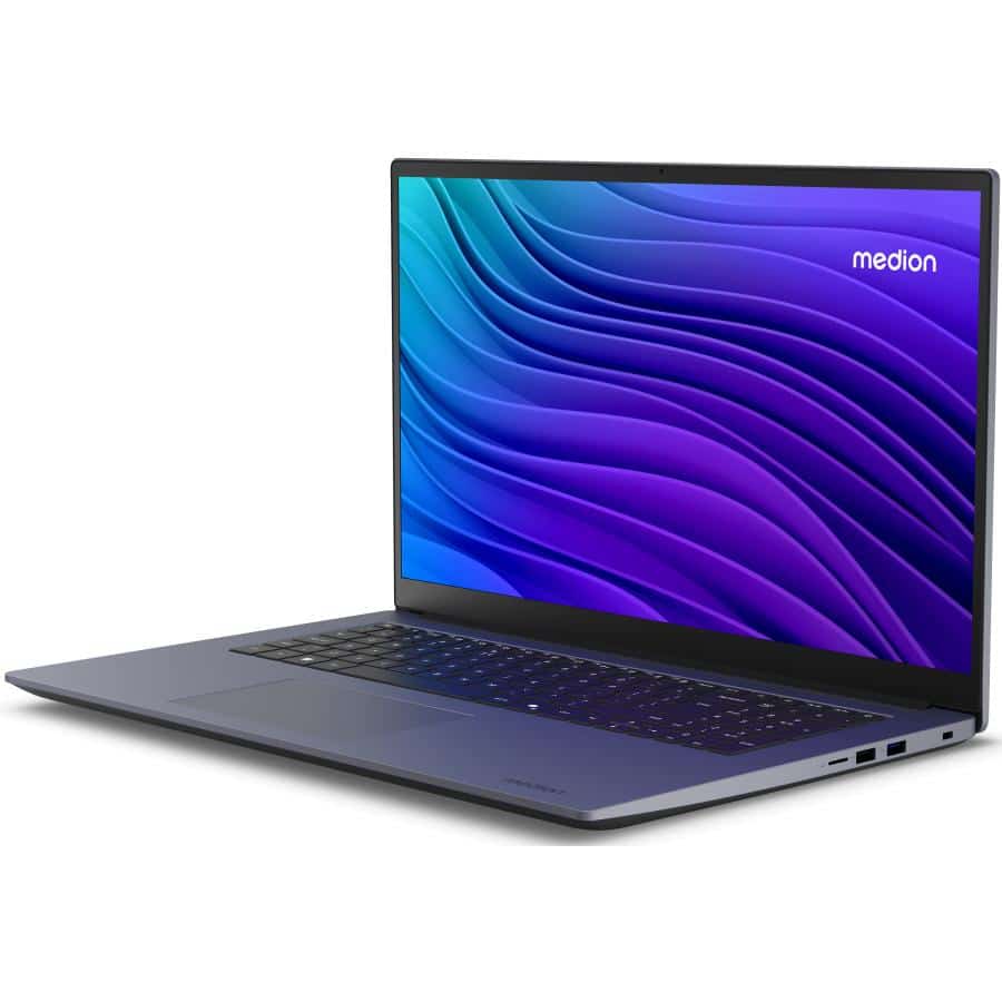 MEDION Avantum 17 E1e MD600001 Intel® N N100 Laptop 43,9 cm (17.3") Full HD 4 GB DDR4-SDRAM 128 GB Flash Wi-Fi 6 (802.11ax) Windows 11 Home in S mode Grijs - Afbeelding 4