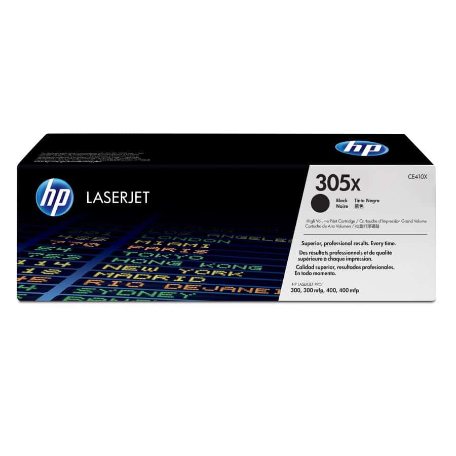 HP CE410X 305XL High Yield Black Original LaserJet Toner Cartridge, 4000 pages, Black, 1 pc(s) - Afbeelding 3