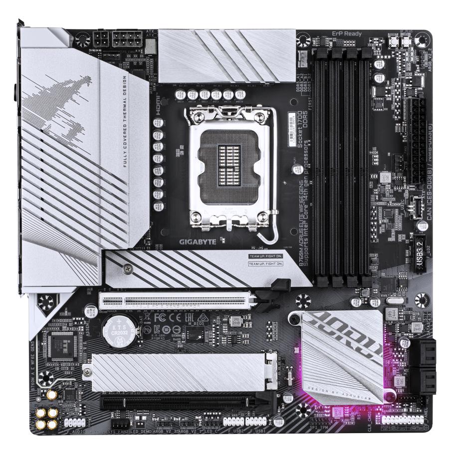 GIGABYTE B760M AORUS ELITE WIFI6E GEN5 Intel B760 LGA 1700 micro ATX - Afbeelding 3
