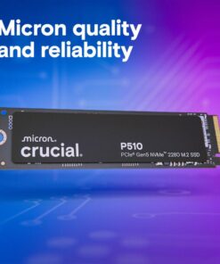 Crucial CT2000P510SSD8 P510 SSD, 2TB, M.2, PCIe Gen5,NVMe, 10000/8700 MB/s, 1.5M IOPS - Afbeelding 5