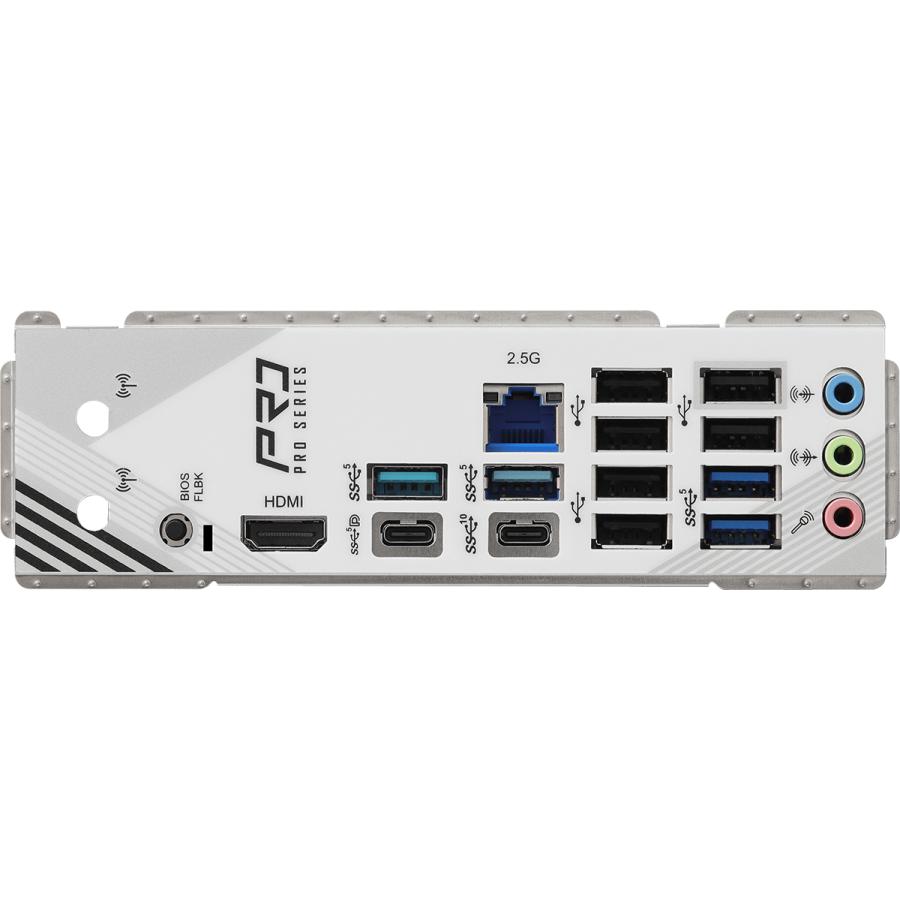 Asrock 90-MXBQK0-A0UAYZ B850 Pro RS, ATX, AMD AM5, B850, DDR5, 4x DIMM DDR5, PCIe 5.0 - Afbeelding 5