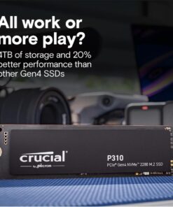 Crucial CT500P310SSD8-T P310 SSD Pack of 36 pcs, 500 GB, PCIe 4.0 x4 NVMe, 6600/ 3500 MB/s - Afbeelding 3