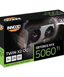 INNO3D N506T2-08D7X-193075N GeForce RTX 5060Ti Twin X2OC, 8GB GDDR7, 128-bit, 2602 Mhz, 448 GB/s - Afbeelding 3