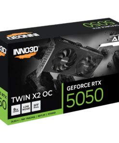INNO3D N50502-08D6X-174071N GeForce RTX 5050Twin X2OC, 8GB GDDR7, 128-bit, 2603, 20Gbps - Afbeelding 3
