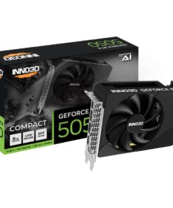 INNO3D N50501-08D6-174080N GeForce RTX 5050 Compact, 8GB GDDR7, 128-bit, 2572, 20Gbps