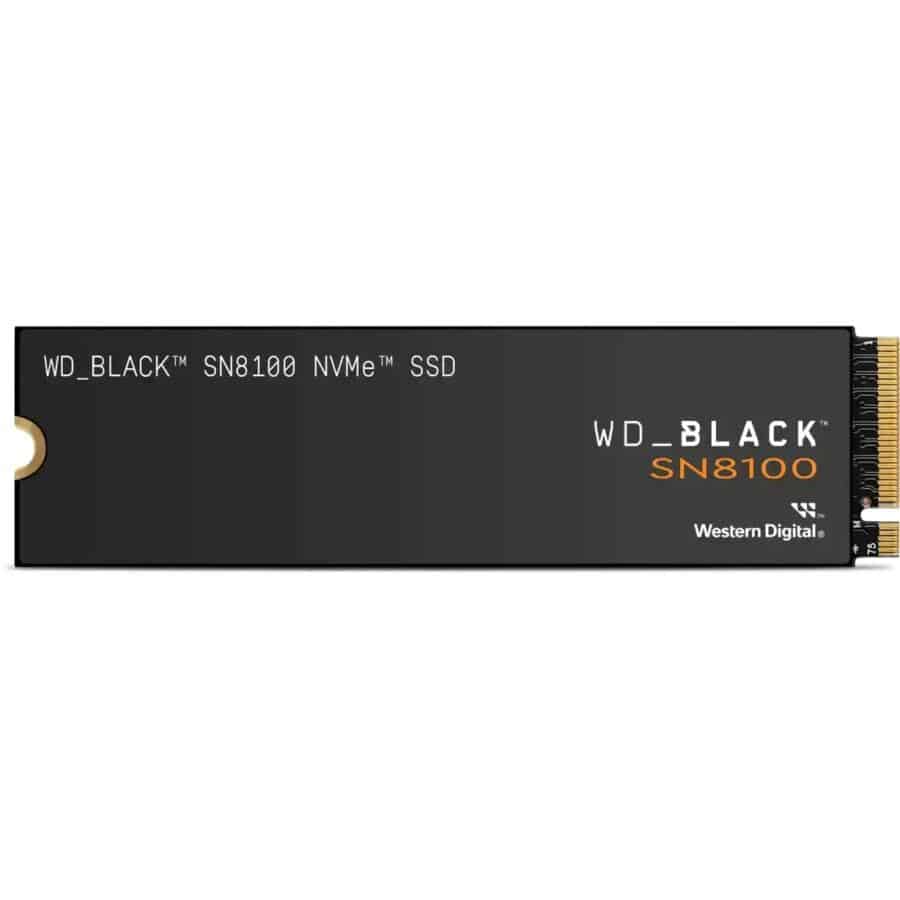 Western Digital WDS400T1X0M-00CMT0 WD BLACK SN8100, 4TB, M.2, PCIe Gen 5, 3D V-NAND TLC, 14900 MB/s