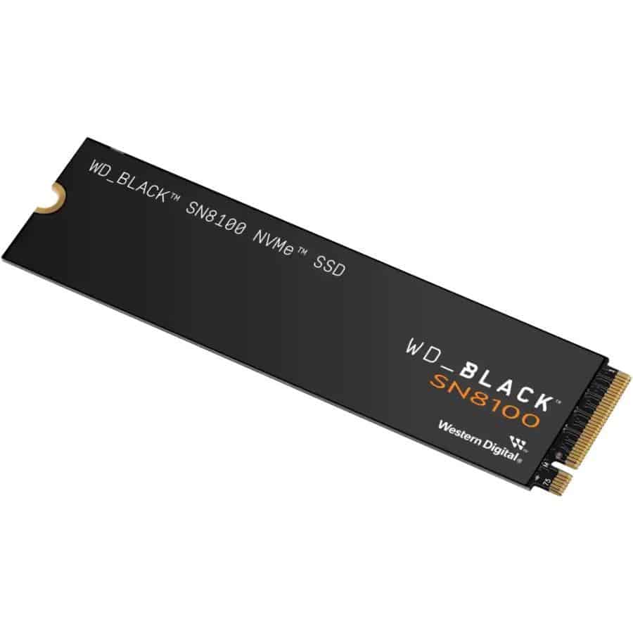 Western Digital WDS100T1X0M-00CMT0 WD Black SN8100 SSD, 1TB, M.2, PCIe 5.0, 3D V-NAND TLC, 14900 MBs - Afbeelding 2