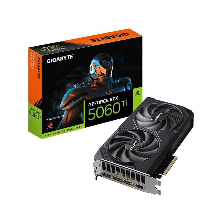 GIGABYTE GeForce RTX 5060 Ti WINDFORCE 8G NVIDIA 8 GB GDDR7 - Afbeelding 2