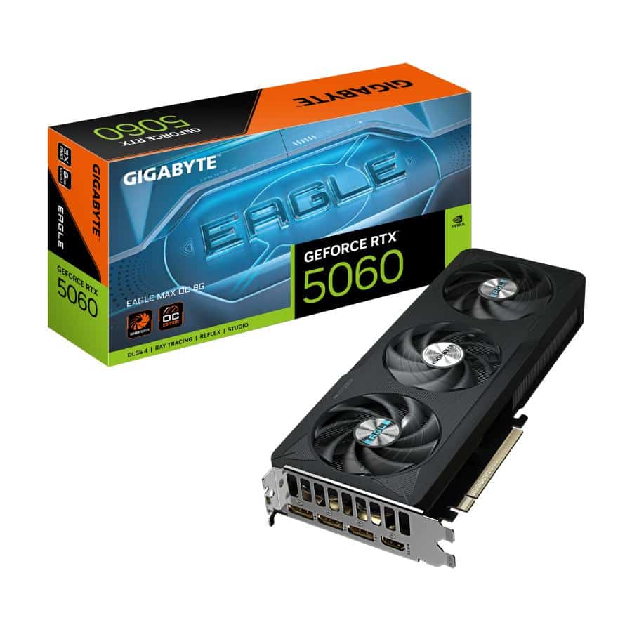 GIGABYTE GeForce RTX 5060 EAGLE MAX OC 8G Grafische Kaart - Afbeelding 2
