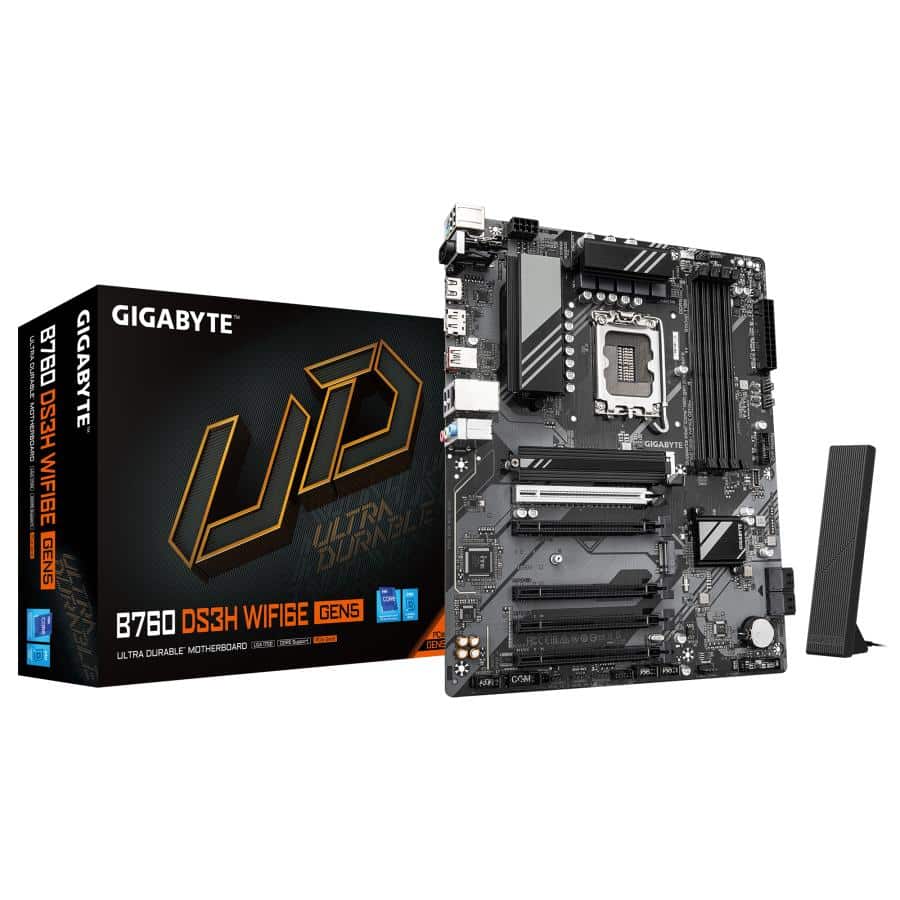 GIGABYTE B760 DS3H WIFI6E GEN5 Moederbord - Afbeelding 2
