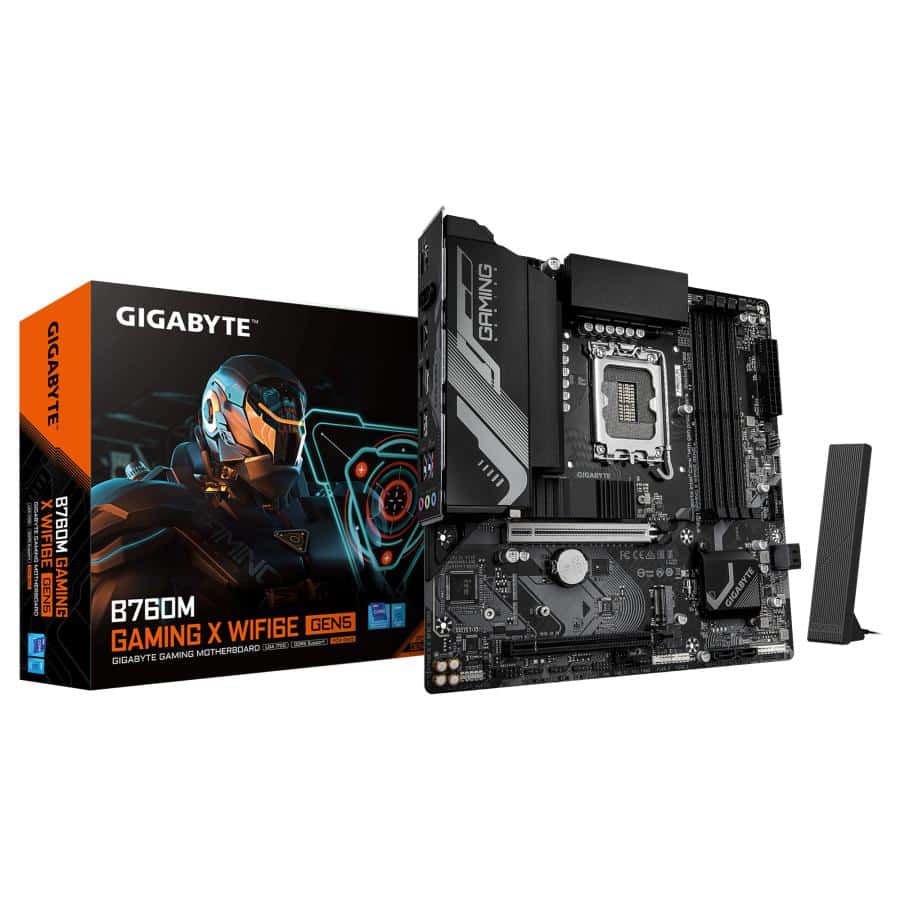 GIGABYTE B760M GAMING X WIFI6E GEN5 Intel B760 LGA 1700 micro ATX - Afbeelding 2