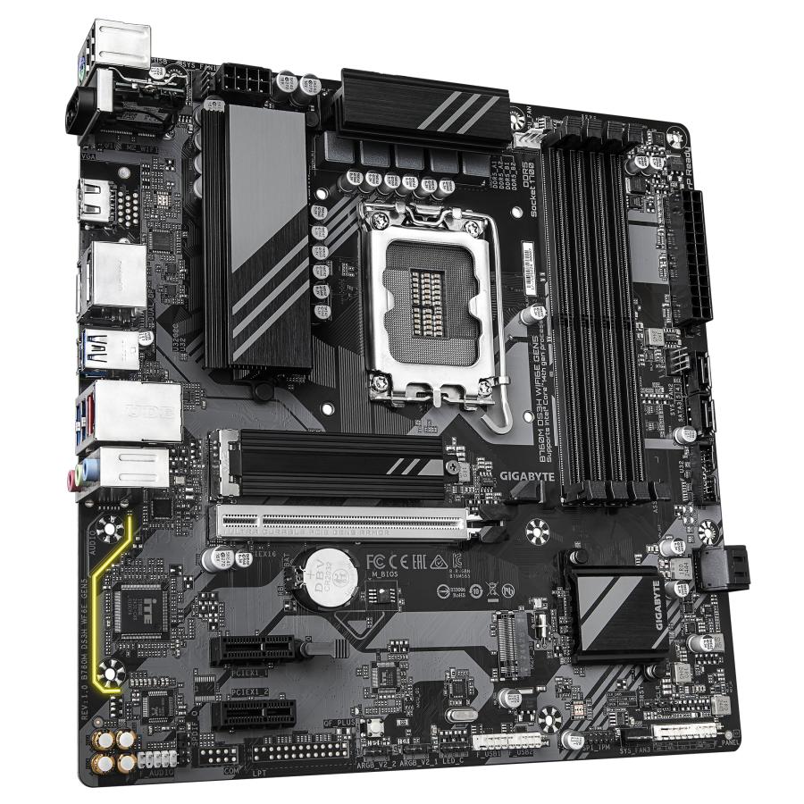 GIGABYTE B760M DS3H WIFI6E GEN5 Intel B760 Express LGA 1700 micro ATX - Afbeelding 4