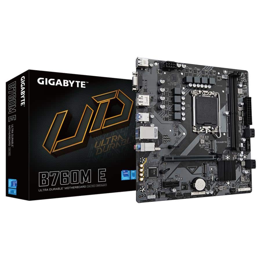 GIGABYTE B760M E moederbord Intel B760 LGA 1700 micro ATX - Afbeelding 2