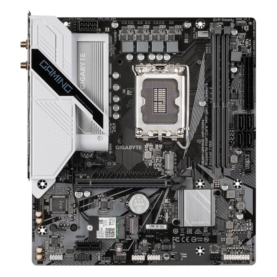 GIGABYTE H610M GAMING WF DDR4 moederbord Intel H610 Express LGA 1700 micro ATX - Afbeelding 3